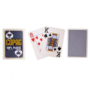 Poker karty Copag Jumbo 2 rohy Blue