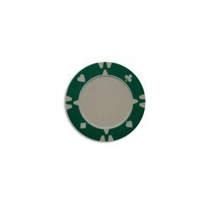 Kusový žeton design Flop zelený - 1 ks