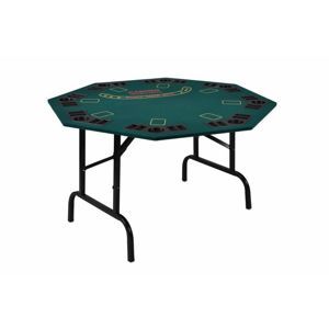 Garthen 5968 Skladací pokerový stôl pre 8 osôb s držiakmi na nápoje 122 x 122 x 76 cm