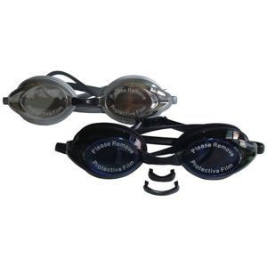 Silikónové plavecké okuliare RACER - so zrkadlovkou