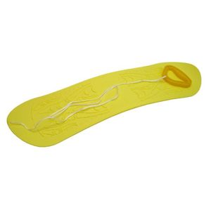 Snowboard detský plastový - žltý