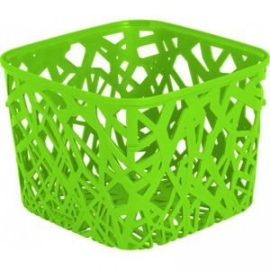 Plastový košík NEO SQUARE - zelený CURVER