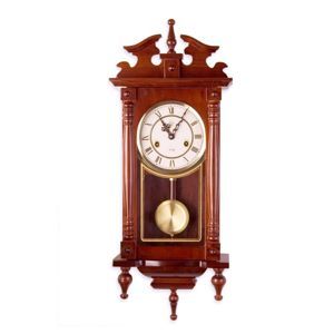 Stilista ORPHEUS 1393 Nástenné kyvadlové hodiny mahagón - 73 cm