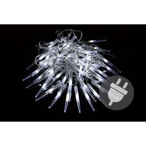 Nexos 5961 Vianočné dekoratívne osvetlenie - cencúle - 60 LED studená biela