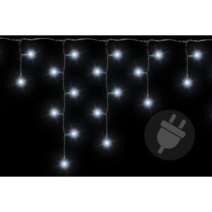 Nexos 212 Vianočný svetelný dážď - 2,7 m, 72 LED, studeno biely