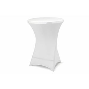 Garthen 37101 Poťah pre vysoký stôl - elastický, biela 80 x 80 x 110 cm