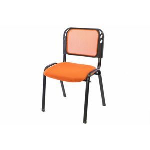 Garthen 38257 Stohovateľná kongresová stolička - oranžová