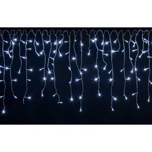 Vianočný svetelný dážď - 15 m, 600 LED, studeno biely