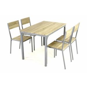 Jedálenská zostava - stôl a 4 stoličky