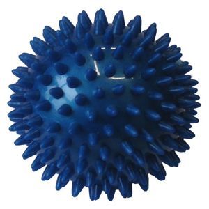 Masážna loptička 9 cm modrá