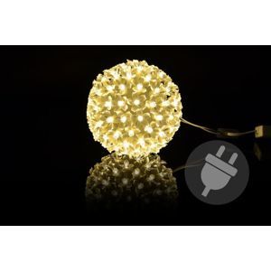 Vianočná dekorácia - LED guľa, 12 cm