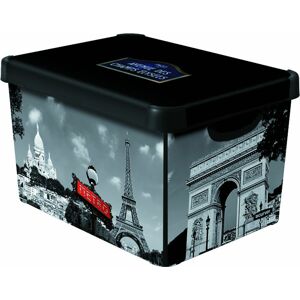 Úložný box s vekom CURVER- Paríž,veľkosť L