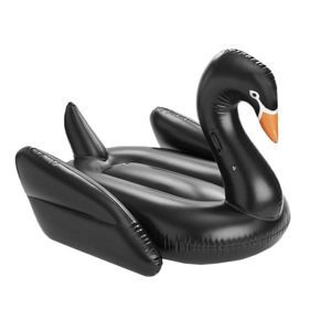 Nafukovací matrace – Labuť - Nafukovací labuť – černá