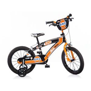 CorbySport Dino BMX 165XC čierno - oranžový 16 "detský bicykel