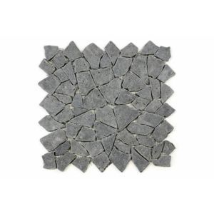 Mozaika Garth z andezitu - čierna / tmavo sivá- obklady 1 m2