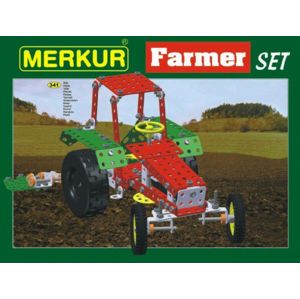 MERKUR Farmer Set Stavebnica 20 modelov 3v krabici 36x27x5,5cm