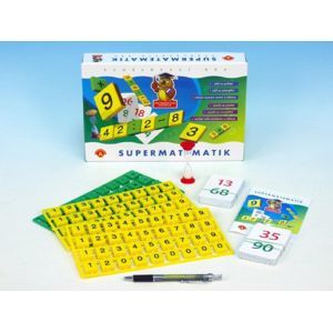 Supermatematik spoločenská hra náučná v krabici 29x19cm