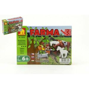 Stavebnice Dromader Farma 28302 89ks v krabici 18,5x13x4,5cm