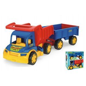 Gigant truck Wader Auto + detská vlečka plast v krabici