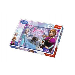 Puzzle Ledové království/Frozen 260 dílků 60x40cm v krabici