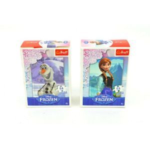 Minipuzzle Ledové království/Frozen 13x20cm 54 dílků - 4 druhy