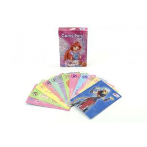 Černý Petr Winx Club společenská hra - karty v papírové krabičce 6x9cm