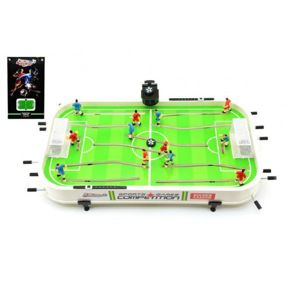 Kopaná/Fotbal společenská hra 60x36x8cm plast kovová táhla bez počítadla v krabici