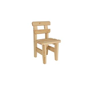 Záhradná drevená stolička Eduard - bez povrchovej úpravy
