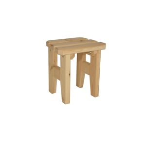 Záhradná drevená stolička Eduard - bez povrchovej úpravy