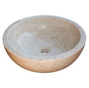 Indera Gemma 501 Ø50 cm Cream Kamenné umývadlo leštený mramor