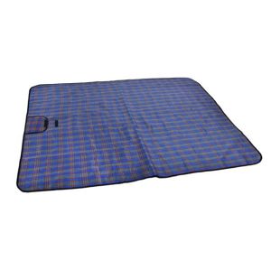 Pikniková deka - modrá kocka 180 x 145 cm