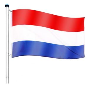Vlajkový stožiar vrátane vlajky Holandsko - 650 cm