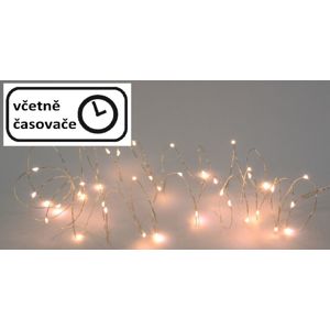 Nexos 64193 Vianočné LED osvetlenie - 4 m, 40 LED, teplá biela