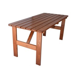 Záhradný drevený stôl Viking - 150 cm, lakovaný