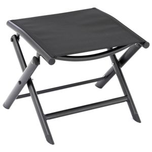 Garthen 70853 Sklopná hliníková stolička, čierna