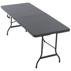 Skladací prenosný stôl 180 cm, antracit
