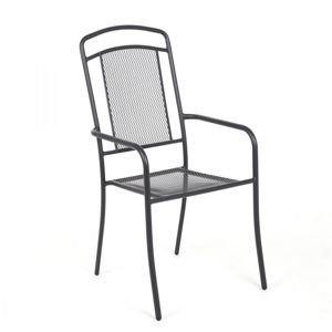 Záhradná kovová stolička Venezia - antracit