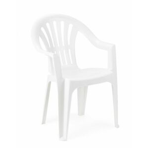 Stolička nízka KONA - biela