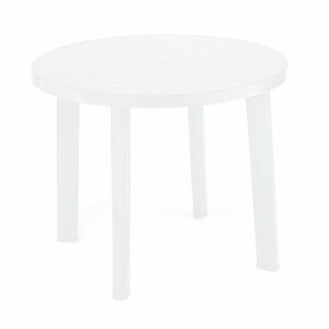 Záhradný stôl TONDO - biely