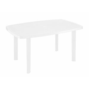 Záhradný plastový stôl FARO - biely