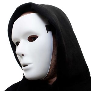 Karnevalová maska FANTOM neutrálna biela