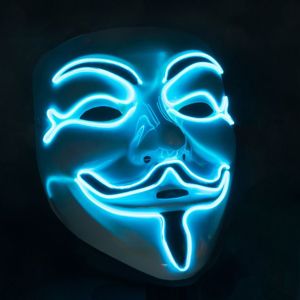 Maska so svetelným LED efektom - anonymus