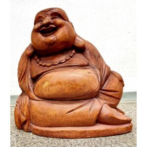 Drevená socha Budha relax, 27 cm
