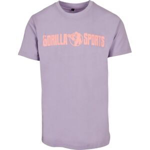Gorilla Sports Športové tričko, fialová/koralová, XL
