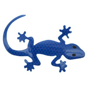 Samolepiaca dekorácia Gecko - modrá